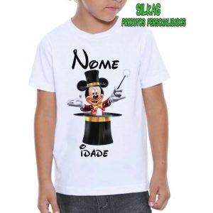 Camisa infantil personalizada Mickey
