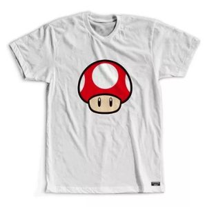 Camisa Camiseta Cogumelo Super Mario Bros Tumblr