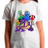 Camiseta Infantil Roblox Jogo Game Rainbow Friends Mod3