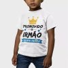 Camiseta Promovido A Irmão Mais Velho Chá Revelação Infantil
