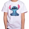 Camiseta Infantil Lilo & Stitch - 100% Algodão em Promoção