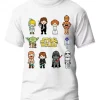 Camiseta Infantil Star Wars Básica 100% Algodão