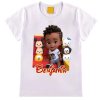 Camiseta infantil masculina personalizada dia das crianças personagens desenho