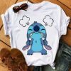 camiseta stitch feminina blusinha basica t shirt moda