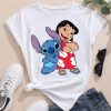Camisa personalizada do Stitch camiseta blusa desenho babylook stich