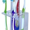 Suporte De Escovas Dentes De Acrílico Transparente - 4mm
