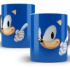 Caneca Personalizada Sonic - Porcelana Modelo 3