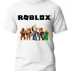 Camiseta Masculina Adulto Roblox - Camisa Básica de Algodão