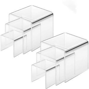 Expositor PS Acrílico Plataforma Para Vitrine 3Un