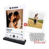 Placa Spotify Interativa - Base Preta - Personalize Frente e Verso!