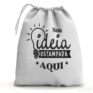 Sacolinhas Surpresa Personalizada Tecido Aleatorio (15x20)
