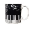 Caneca de Porcelana - Piano Órgão Eletrônico Música Notas