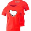 Camiseta Com Nome Do Robson Rato Nas Costas Camisa Vermelha