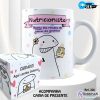 Caneca Personalizada Porcelana Profissões nutricionista