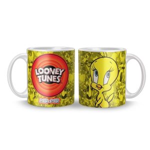Caneca Looney Tunes Disney Todos Os Personagens