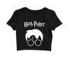 cropped camiseta feminina Harry Potter geek bloquera pop gamer