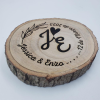 Tronco de Madeira Rustico Redondo Arvore Tronco Personalizado