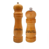 Moedor De Pimenta E Sal Madeira, Lamina Inóx 14,5cm Cor Madeirado