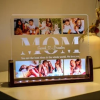 Placa de acrilico com led personalizada mesa display