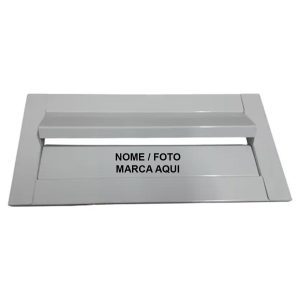 Caixa De Correio Hd Inox Modelo Carta Preto Fosco 29x14 Cm Personalizado