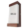 Arandela Luminária Madeira Acrílico 30cm Mod Franja Personalizado