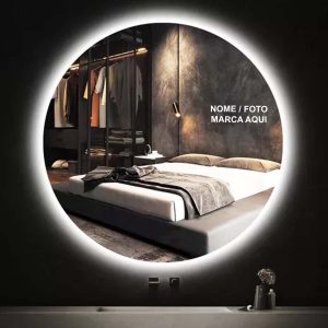 Espelho Grande 110x80 Com Iluminação Led  Personalizado