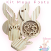 Kit Coelho da pascoa em madeira