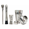 Kit Bar Coqueteleira Inox 500ml + Socador+ Dosador Drinks Personalizado