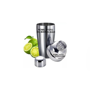 Coqueteleira Inox Personalizado 750ml Drinks Caipirinha Bar Coquetel