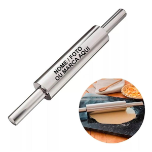 Rolo De Massa Mimo Style Inox Massa Macarrão Pizza Pão Antiaderente