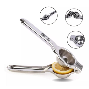 Espremedor Chef Gourmet De Limão Aço Inox Maciço Super Forte Personalizado