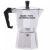 Cafeteira Italiana 12 Xícaras Grande Em Alumínio Premium Personalizado Nome Foto Marca
