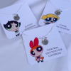 Pingente meninas super poderosas Personalizado Nome Foto Marca