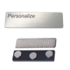 Placa tag de identificaçao crachá Personalizado Nome Foto Marca