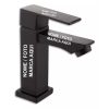 Briled Decor Luxo Moderno Lavabo Torneira Banheiros Luxo Curta Preto Fosco Personalizado