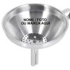 Funil Com Peneira Coador Aço Inox 15cm Profissional Coquetel Personalizado