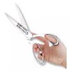 Tesoura De Costura Profissional Industrial Prata 24cm Personalizado