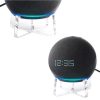 Porta alexa em acrilico transparente preto ou branco suporte de mesa