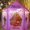 Barraca Tenda Cabana Infantil Criança Tipo Castelo + Luz Led Personalizado