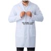 JALECO ML Masculino Manga Longa Em Oxford Branco Preto Medicina enfermagem Personalizado