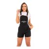 Macacão Jardineira Feminina Blogueira Curta Bolso Bengaline  Personalizado