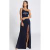 Vestido Festa Longo Feminino Com Fenda Elegante Estiloso Personalizado
