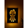 Quadro decorativo groot de parede mdf led rgb
