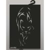 Quadro decorativo tigre mdf personalizado