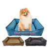 Cama Quadrada 40x35x14cm Pets Cachorro Gato Macho Fêmea Personalizado com nome