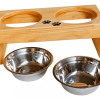 Comedouro Alto Duplo Para Cachorro - Tamanho M