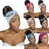 Faixa Turbante Cabelo Headband Larga Feminina Cores Personalizada