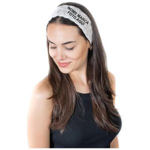 Faixa Tiara de trança Cabelo Rosto Skin Care Maquiagem Make Personalizada