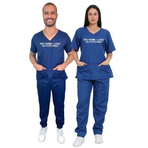 Pijama Hospitalar Scrub Conjunto Privativo Personalizado
