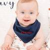 Bandana Bebê Babador Infantil Personalizado com Nome Foto Marca